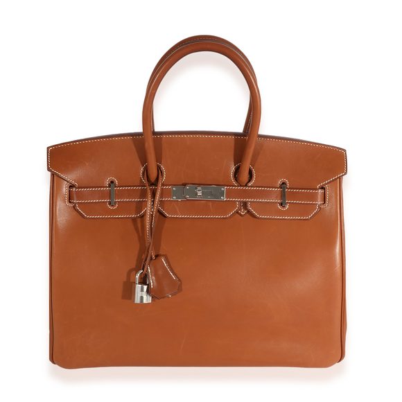 Hermès Fauve Barenia Birkin 35 PHW - Picture 1 of 7